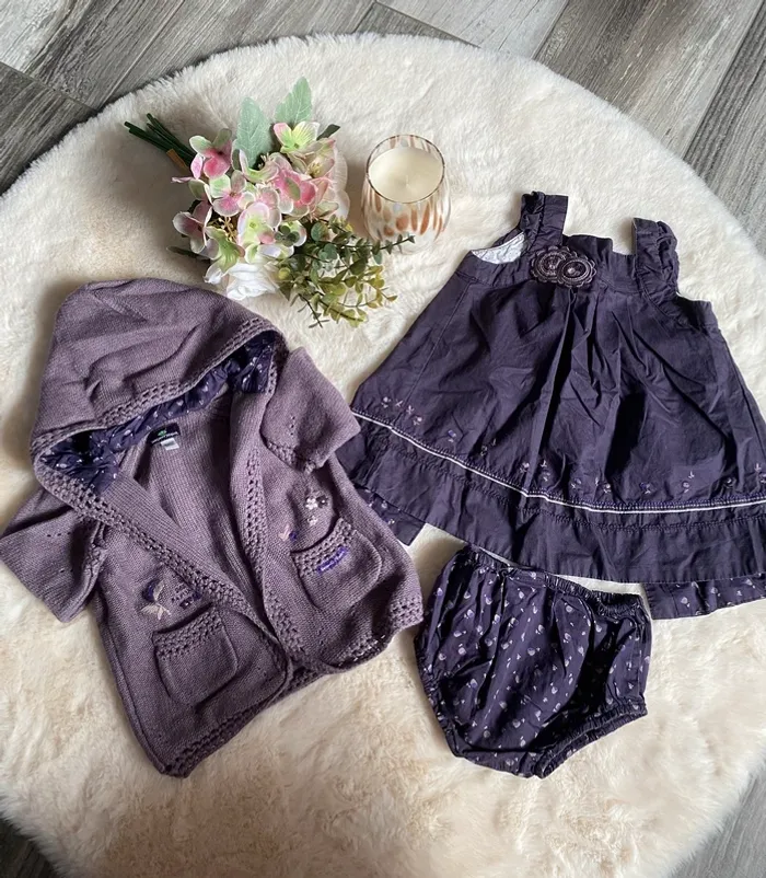 Superbe ensemble Sergent Major – 6 mois  🌸 Très bon état – parfait pour la mi-saison - photo numéro 2