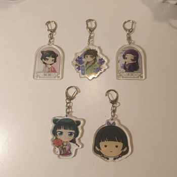 Manga les carnets de l'apothicaire lot de 5 portes clés