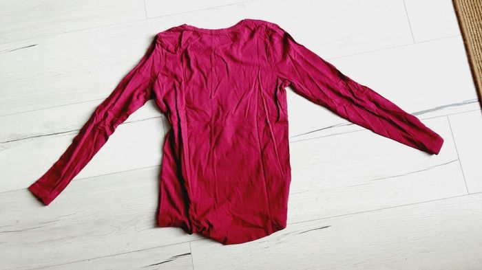 Vêtement fille tee-shirt manches longues fuschio C&A 12 ans - photo numéro 3