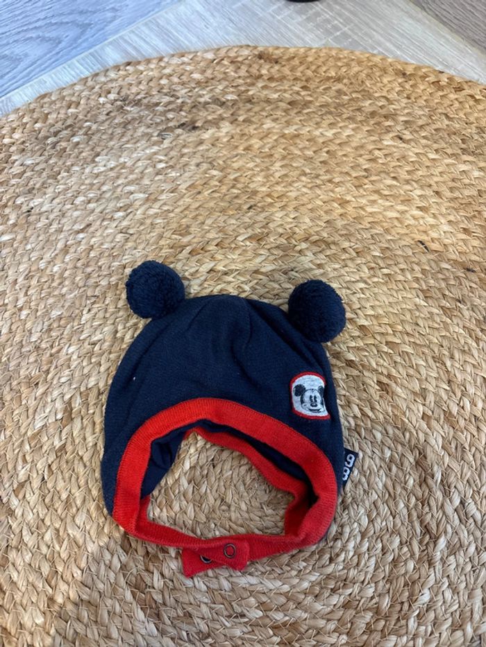 Bonnet Mickey bébé garçon taille 3-6mois 41cm - photo numéro 2