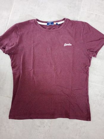 Teeshirt homme prune Superdry L