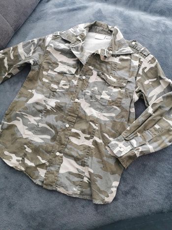 Chemise camouflage 8 ans