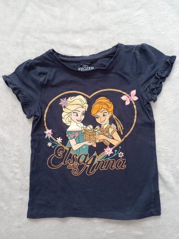 Tee-shirt MC Reine des neiges 8 ans