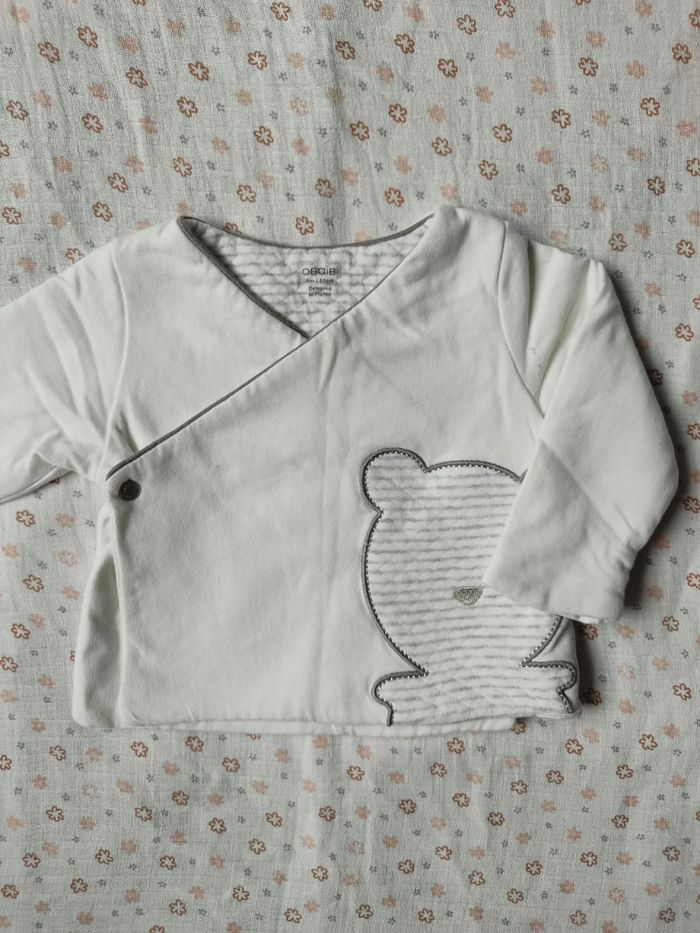 Gilet épais miste Obaïbi - Taille 6 mois - Très bon état