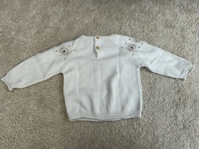 Pull en maille ourson mixte - 12 mois - Tex - photo numéro 3