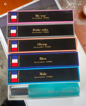 Lots de 5 parfums