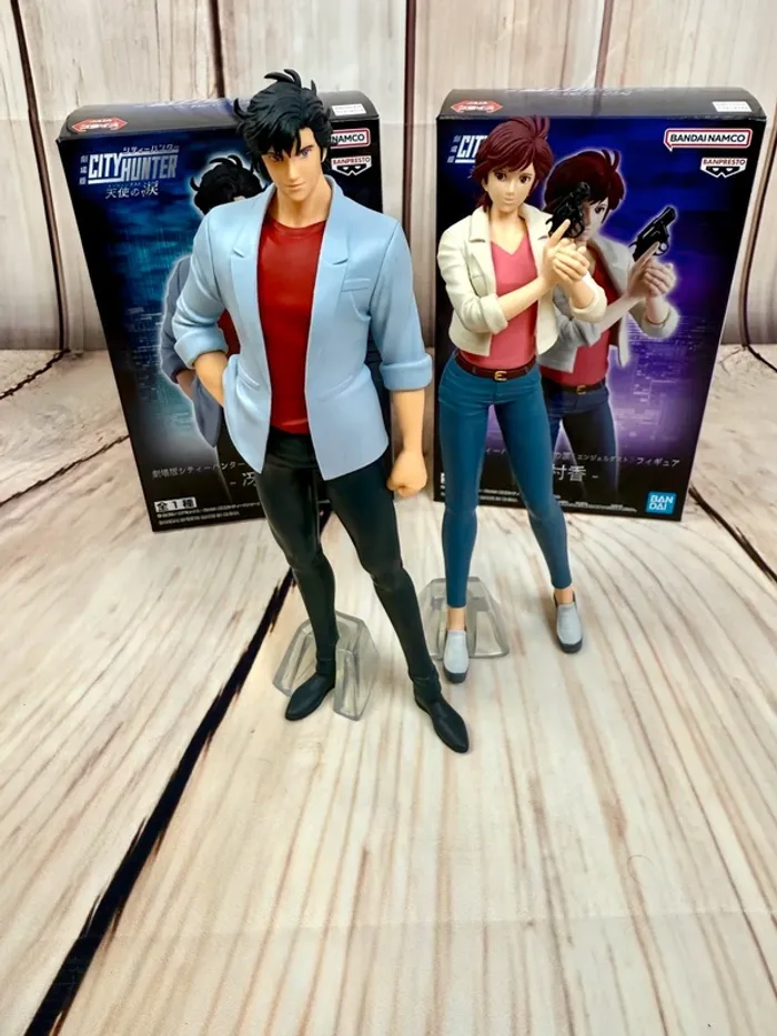 Lot de figurines import Japon - City Hunter - Ryo et Kaori - photo numéro 3
