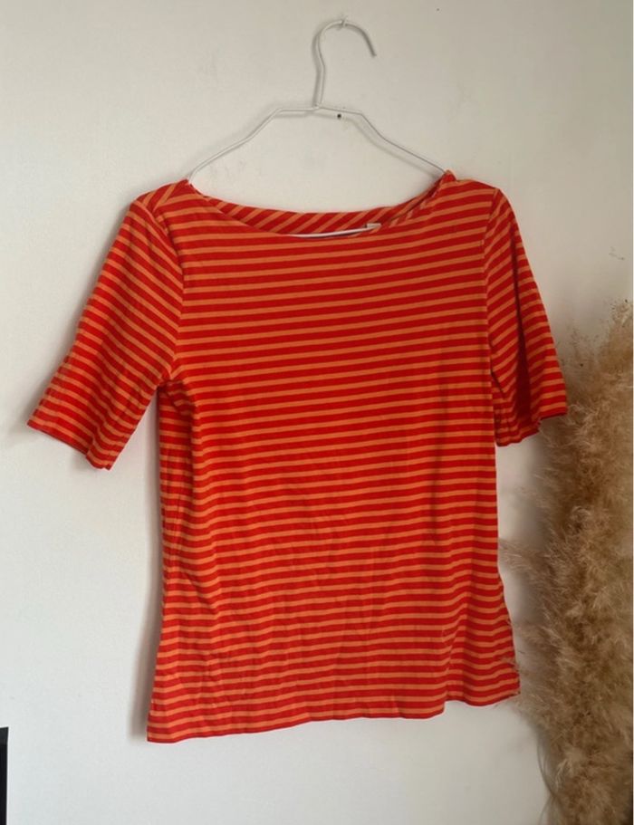 Lot de 3 t-shirt marinière esprit taille 34 - xs mode ecoresponsable