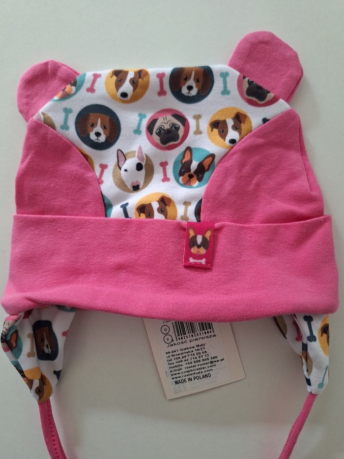 Bonnet imprimé bébé fille - photo numéro 2
