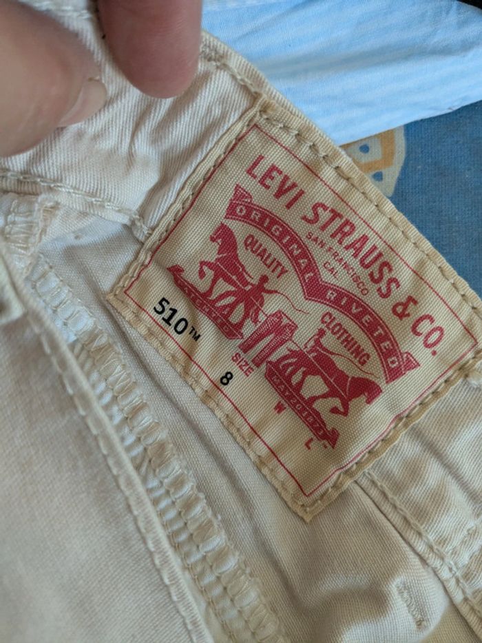Jean beige levi's 8 ans - photo numéro 6