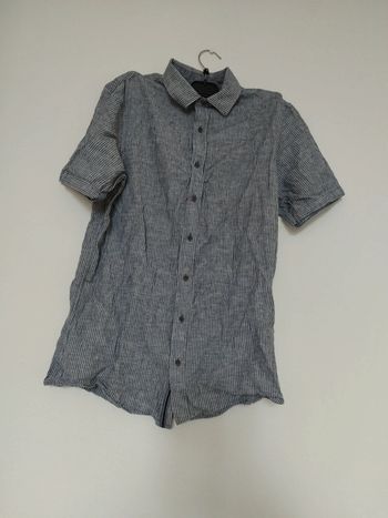 Chemise manches courtes homme a rayures s