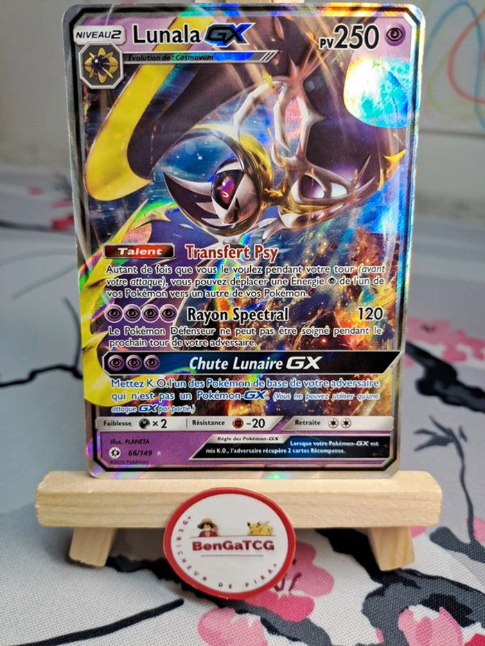 Carte Pokémon Lunala GX 66/149 Soleil & Lune Fr