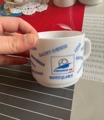 Tasse France 98 vintage neuf 
