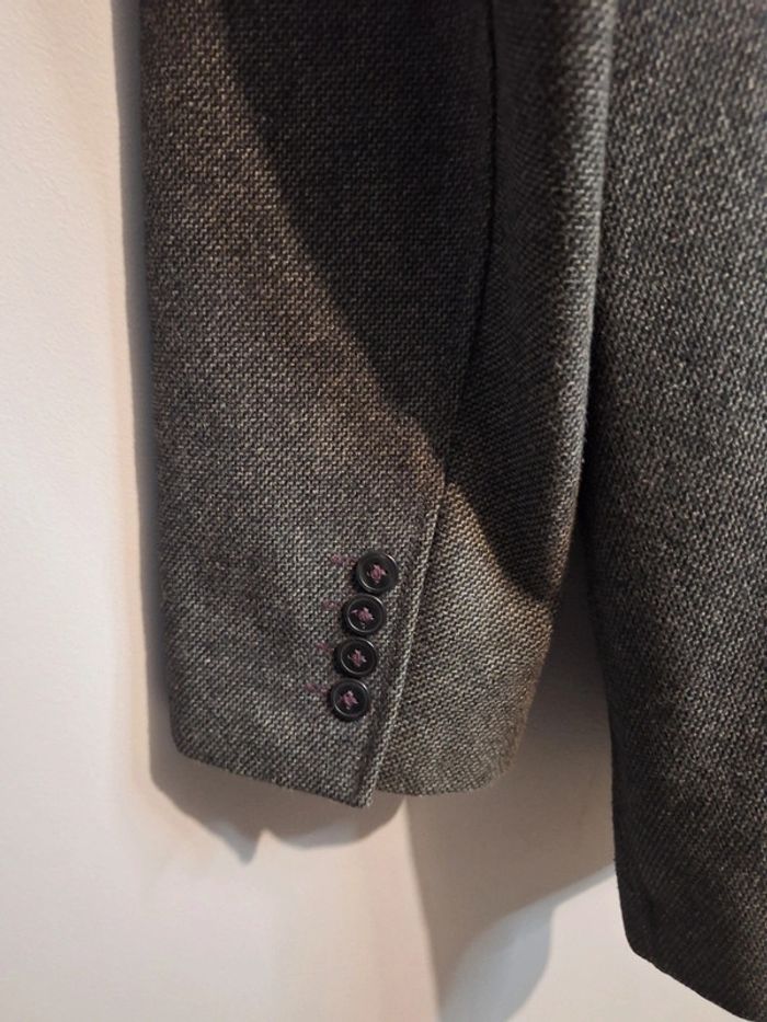 Manteau long / blazer / celio / homme gris / taille L - photo numéro 8