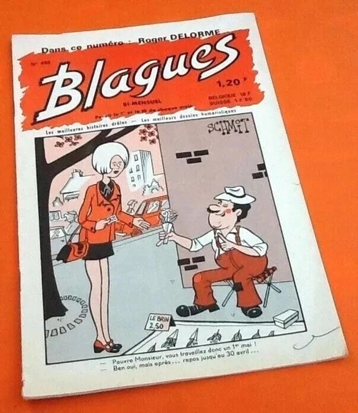 0Blagues (1973) N° 455 Dans ce Numéro : Roger Delorme Editions Rouff - photo numéro 2