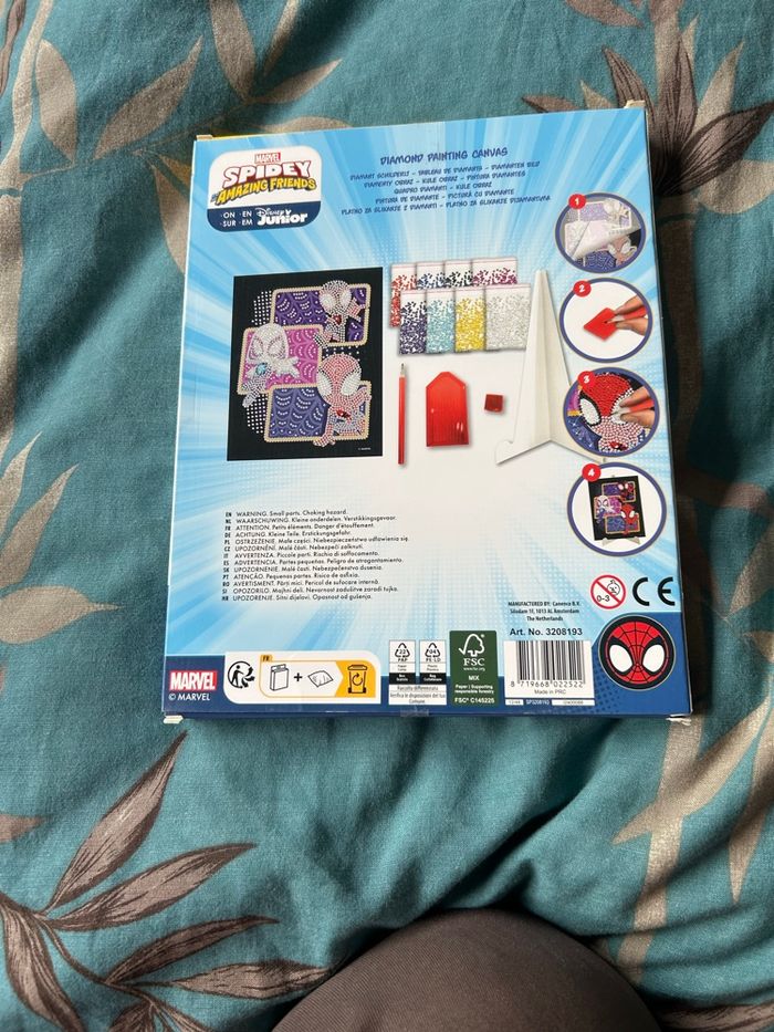 Diamond painting canvas spidey neuf - photo numéro 2