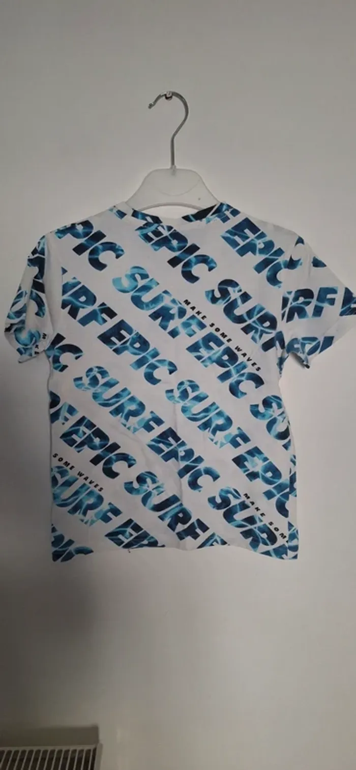 🌟 T-shirt Blanc "Epic Surf" C&A Kids🌟 - photo numéro 3