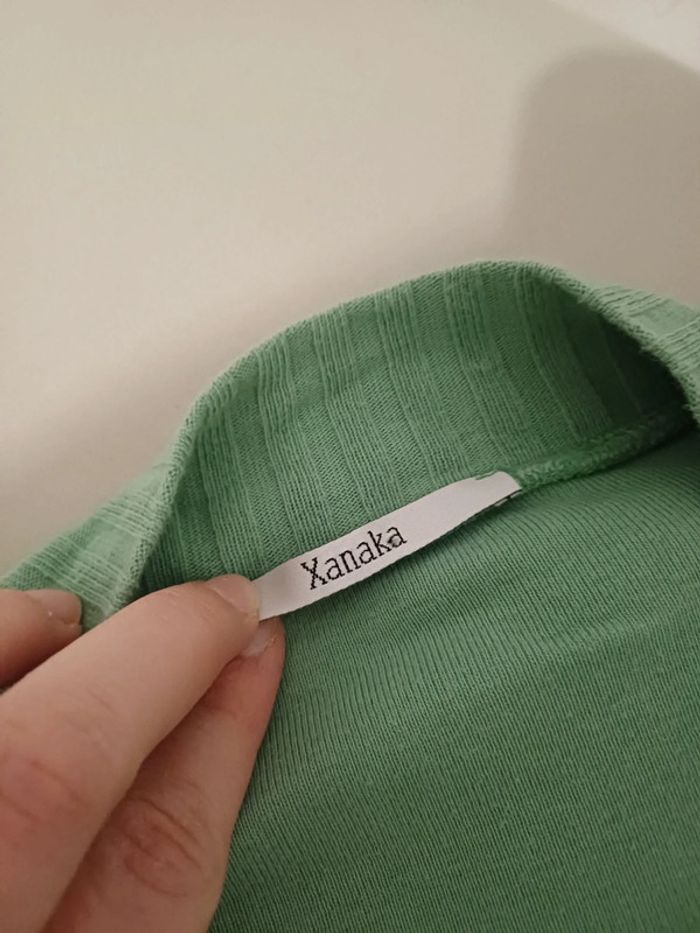 Pull léger vert clair Xanaka taille S 36 - photo numéro 7