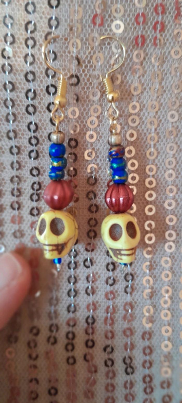 Boucle d'oreille mexicaine amerindien - photo numéro 2