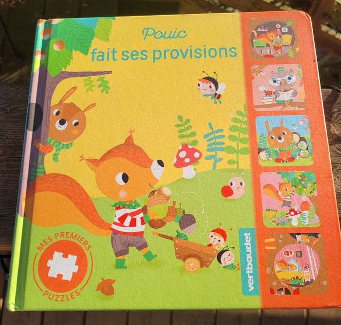 Livre 5 puzzles 🐿 Pouic fait ses provisions 🐿 - photo numéro 2