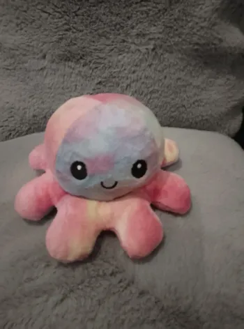Peluche Pulpe Pieuvre réversible
