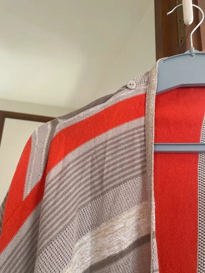 Gilet fluide Miss Captain T36 – Motifs graphiques chic - photo numéro 3