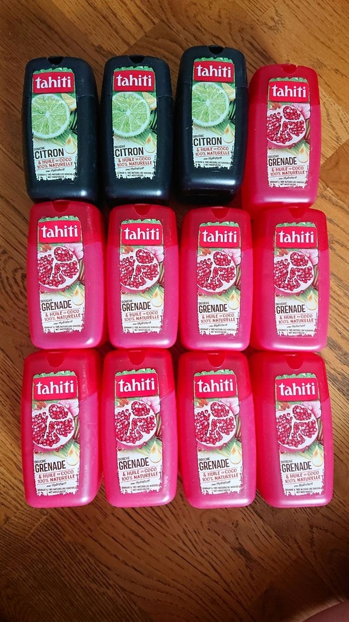 12 gels douche tahiti