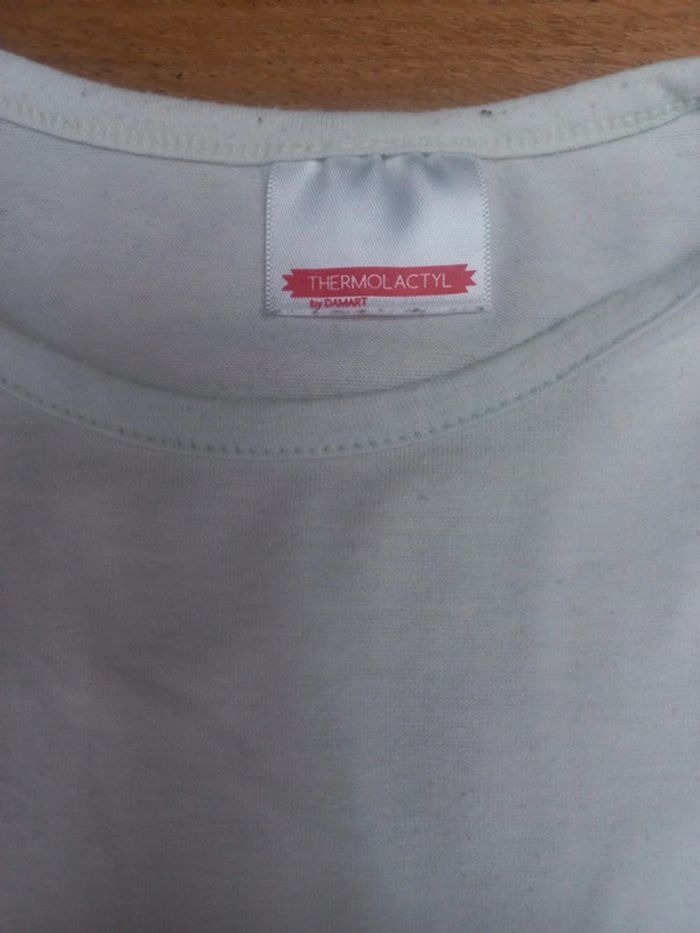 Tee-shirt Damart blanc - photo numéro 2