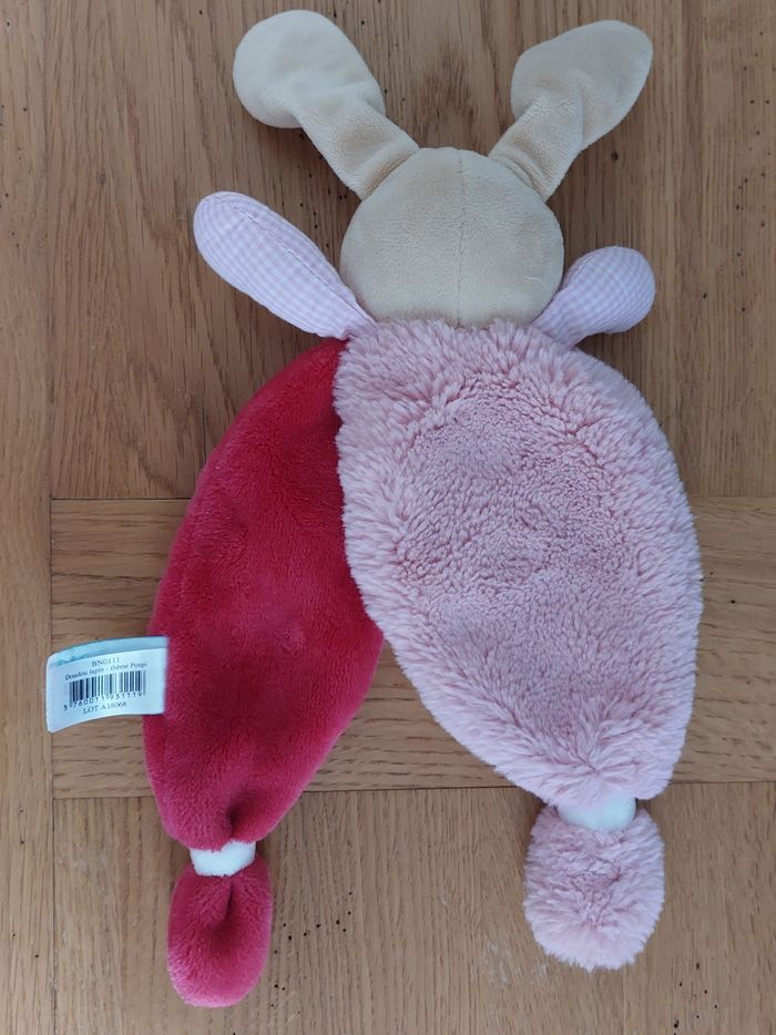 Doudou Lapin rose Baby Nat - photo numéro 4