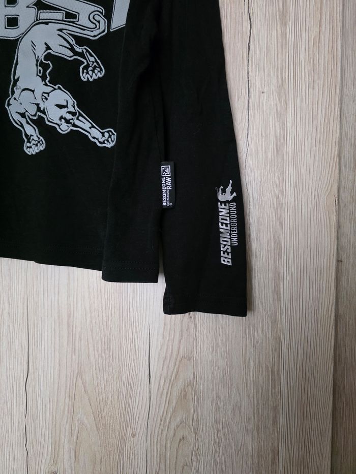 TEE-SHIRT MANCHE LONGUE GARÇON 👦 MOTIF  PANTHÉRE  MARQUE  FASHION  WEAR TAILLE  6ANS - photo numéro 2