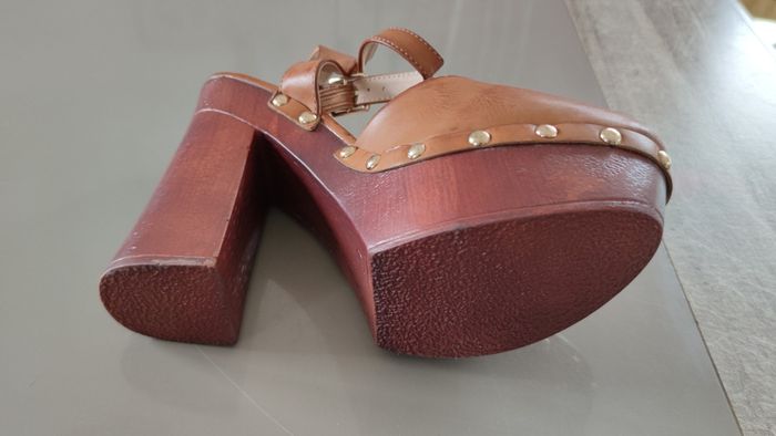 Chaussures à talon Alta Moda taille 38 marron femme - Bon état - photo numéro 4