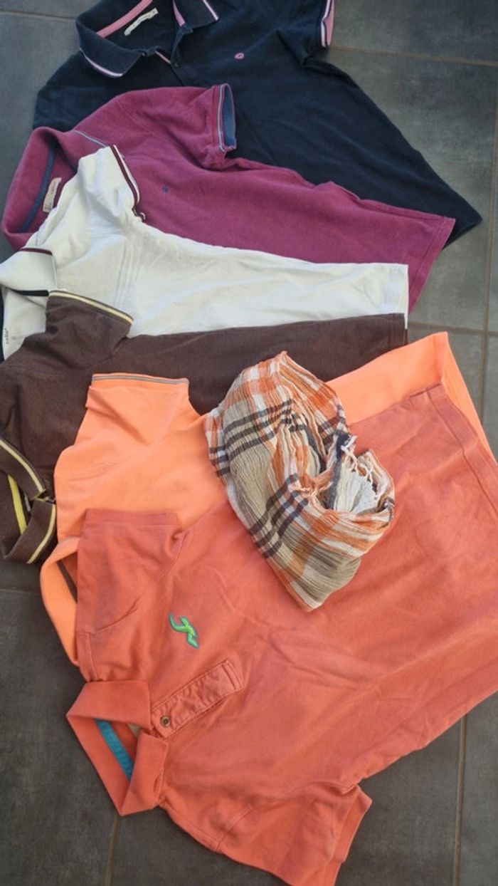 Lot 6 Polo homme taille S hollister - photo numéro 7