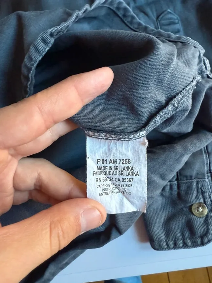 Chemise Colombia en bon état taille Xl gris - photo numéro 9