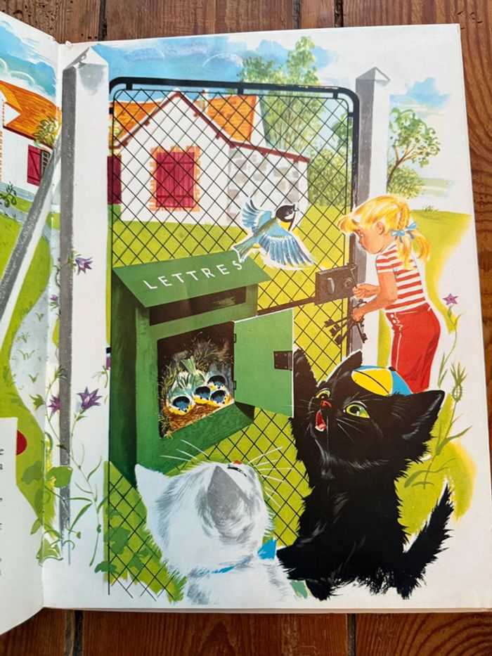 Bleu Grands albums Hachette livre rare ancien blanc Caroline et sa Maison Pierre Probst - photo numéro 2