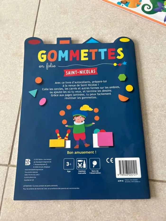 Livre Gommettes en folie Saint Nicolas - photo numéro 2