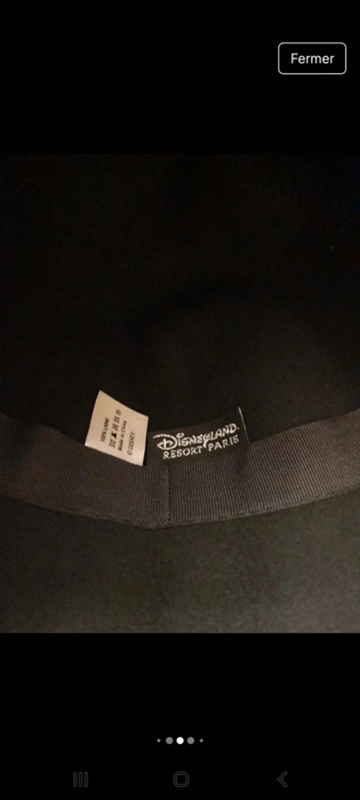 Chapeau noir Disneyland resort Paris 58cm - photo numéro 10
