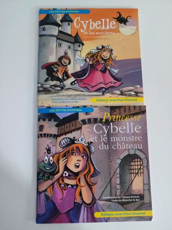 Lot 2 livres jeunesse Princesse Cybelle