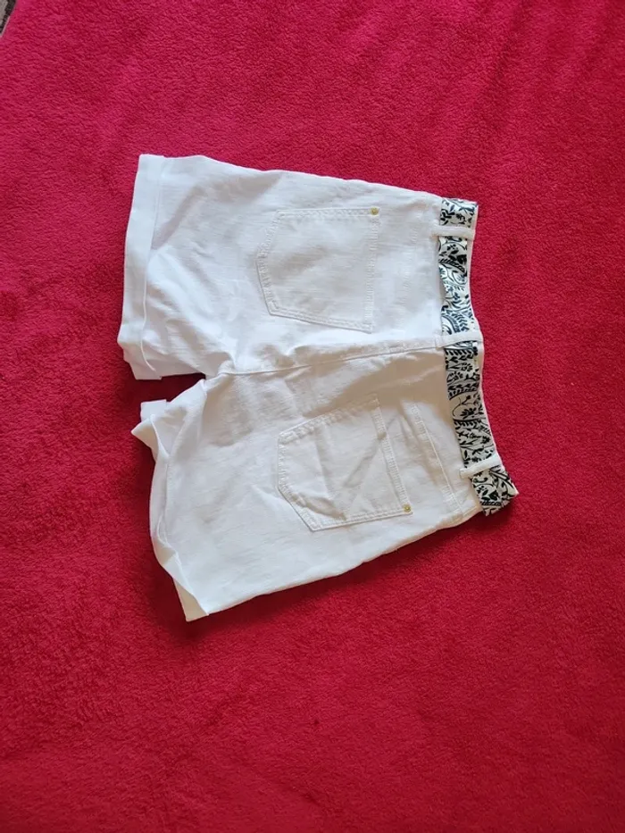 Short blanc femme - photo numéro 6