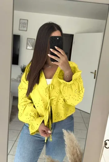 Blouse brodé