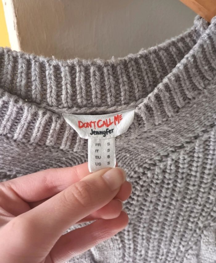 Pull d'Hiver Femme Gris 💐🌾 - photo numéro 2