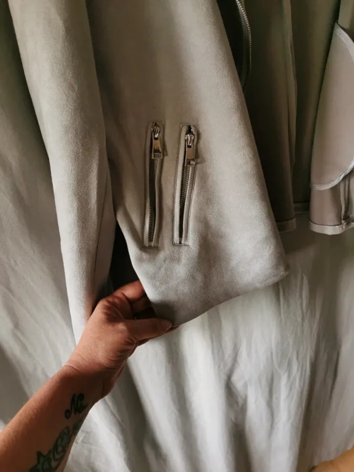 Veste grise - photo numéro 4