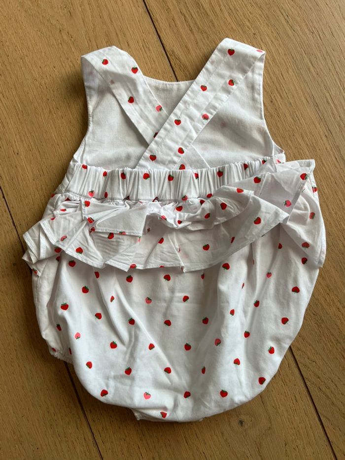 Barboteuse fraise jacadi - photo numéro 2