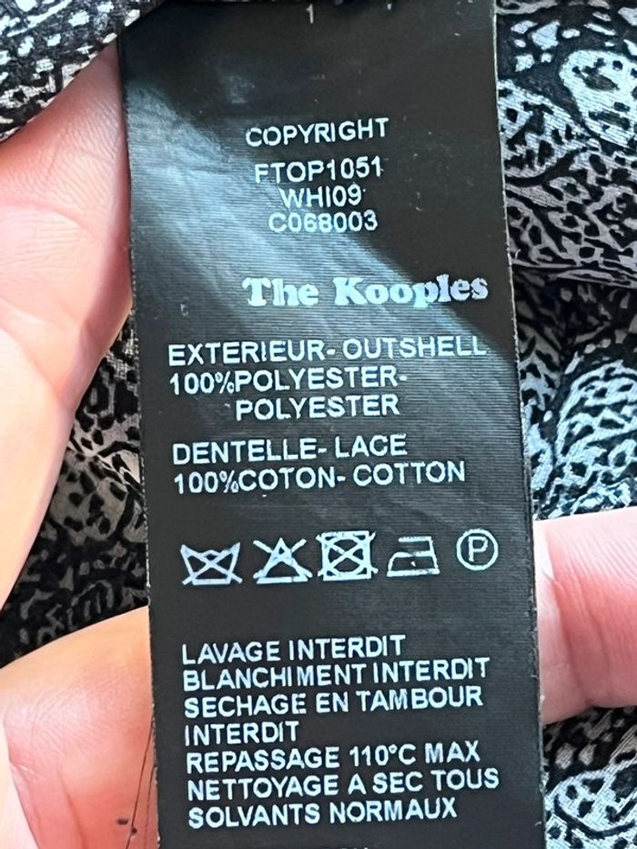 Blouse à motifs The Kooples S comme neuve - photo numéro 7