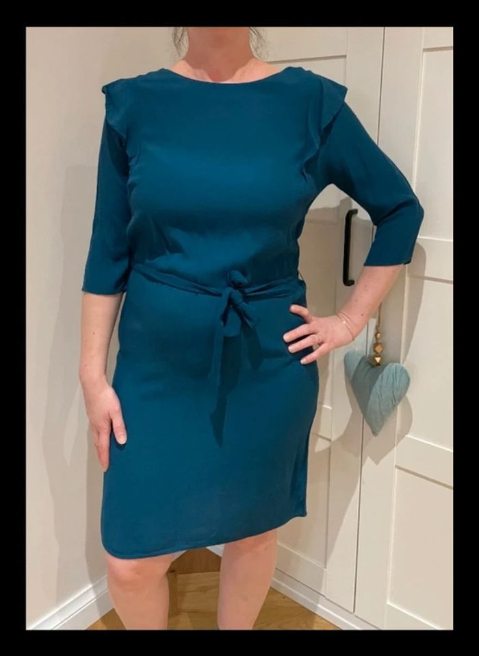 Robe bleu canard taille 40