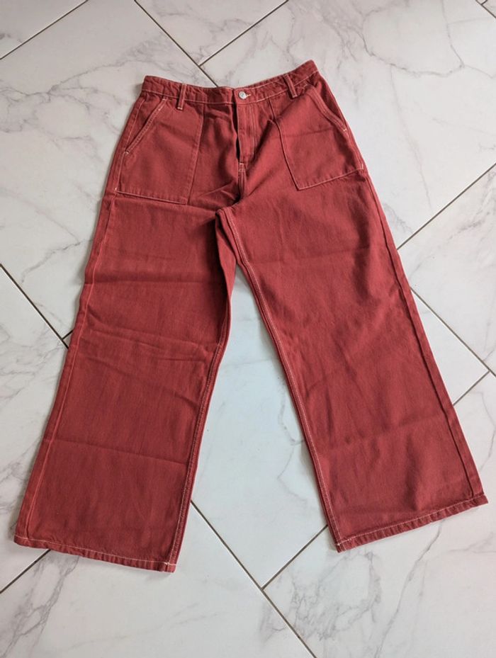 Pantalon à jambe large Bolongaro - Taille 38 - Neuf sans étiquette - photo numéro 5