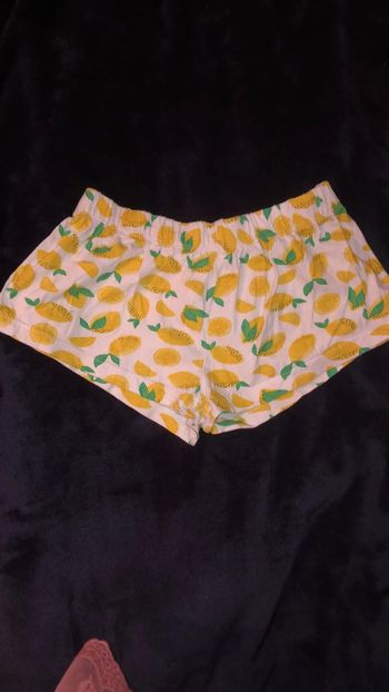 Mini-short citrons fille 10-12 ans