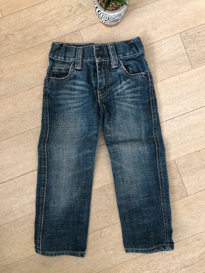 Jean bleu fille Okaïdi