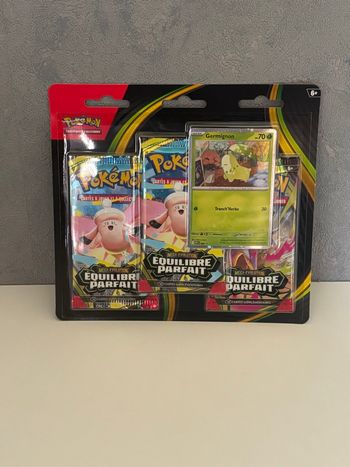 Carte Pokémon Tripack ME03 Équilibre Parfait neuf scellé 