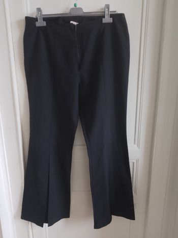 Pantalon noir en toile