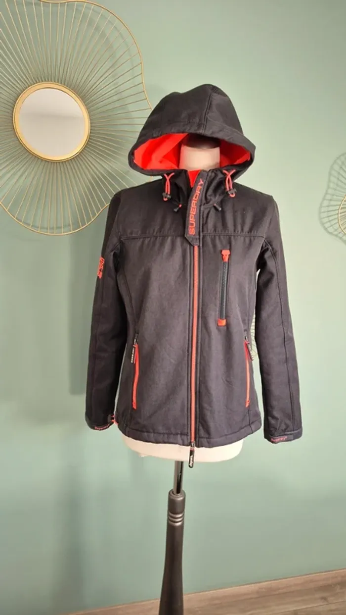 Manteau veste a capuche Superdry T.M
